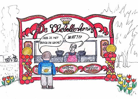 Olieballen-¿Tiene con dulce de leche? -¿Quéee???